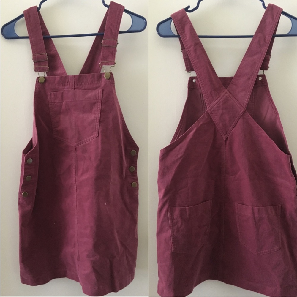 Dusty Pink Overall Dress